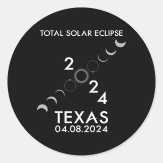 Adesivo Total América 040824 Eclipse Solar Total 2024 T