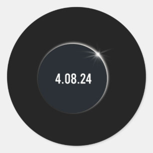 Adesivo Total América 04 08 24 Eclipse Solar Total 2024