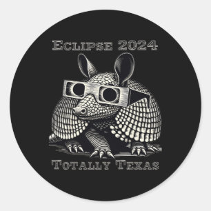 Adesivo Total de Eclipse Solar 2024 Totalmente Texas