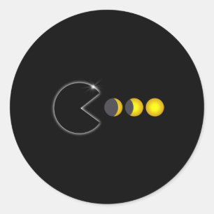 Adesivo Total do Eclipse Solar abril 8 2024 Fases Diversas