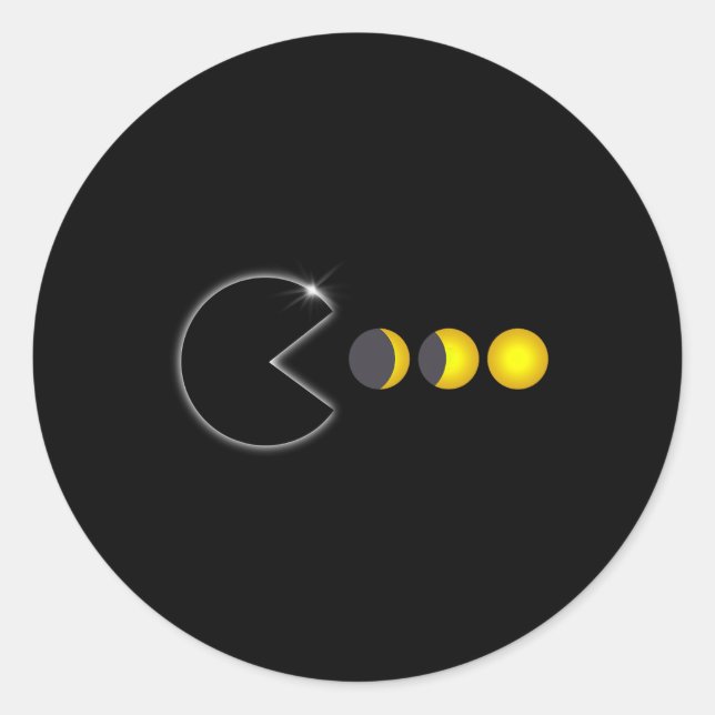 Adesivo Total do Eclipse Solar abril 8 2024 Fases Diversas (Frente)