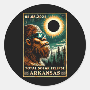 Adesivo Total do Eclipse Solar Arkansas - Bigfoot Eclipse