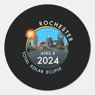 Adesivo Total do Eclipse Solar Totality Rochester New York