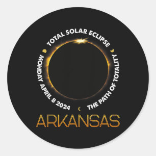 Adesivo Total Eclipse Solar 2024 Totalidade Americana abri