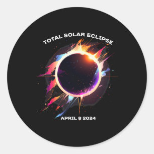 Adesivo Total Eclipse Solar Abril 8 2024 Totality Souvenir