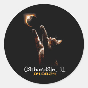 Adesivo Total Solar Eclipse Carbondale Illinois