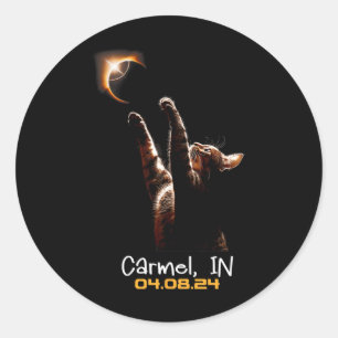 Adesivo Total Solar Eclipse Carmel Indiana