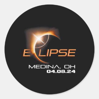 Adesivo Total Solar Eclipse Medina Ohio