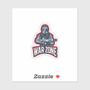 Adesivo Total Warriors Competitive Gaming Logotipo Emblemá