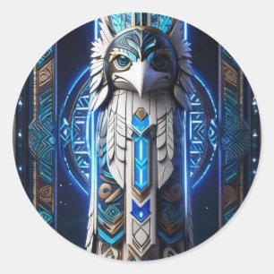 Adesivo Totalidade Azul Branco Raven