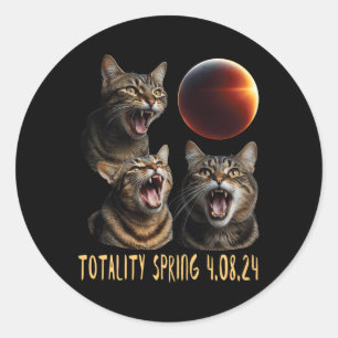 Adesivo Totalidade do Eclipse 3 Wolfs Solar 2024 da Lua 3