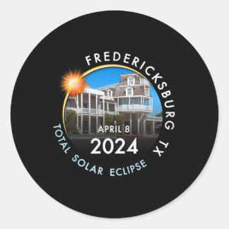 Adesivo Totalidade do Eclipse Solar Fredericksburg T 2024