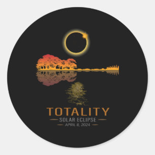 Adesivo Totalidade Primavera 4 08 24 Eclipse Solar Guitarr