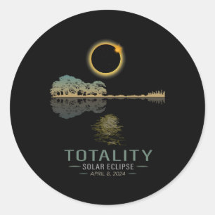 Adesivo Totalidade Primavera 4 08 24 Eclipse Solar Guitarr