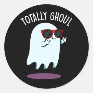 Adesivo Totally Ghoul Piada Divertida Fantasma Sombrio BG