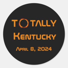 Adesivo Totalmente Kentucky 2024 Solar Eclipse