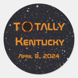 Adesivo Totalmente Kentucky 2024 Solar Eclipse