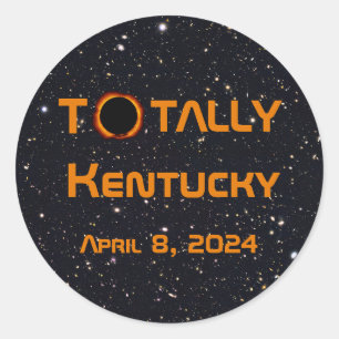 Adesivo Totalmente Kentucky 2024 Solar Eclipse
