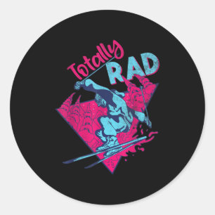 Adesivo Totalmente Rad, Retro Ski Vintage 80s 90s Esquiand