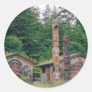 Adesivo Totem pólos de Alaska