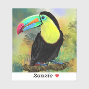 Adesivo Toucan Bird Sticker - Toque