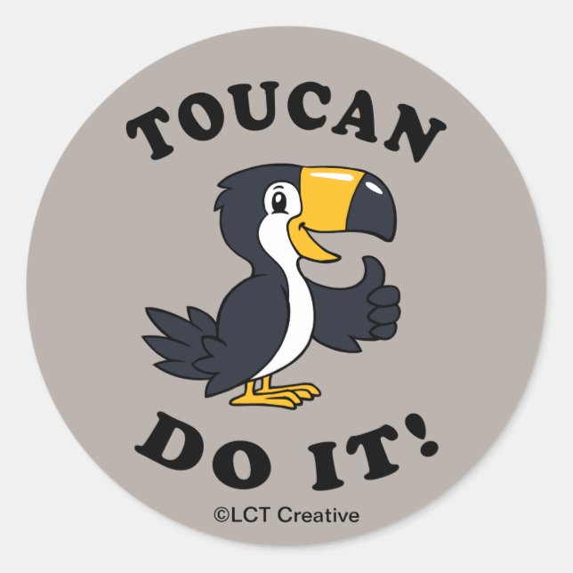Adesivo Toucan Do It (Frente)