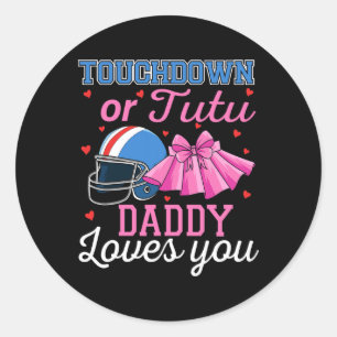 Adesivo Touchdown Ou Tutu Papai Te Ama Futebol Ba