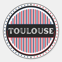 Adesivo Toulouse City Pride Emblem – French Identity