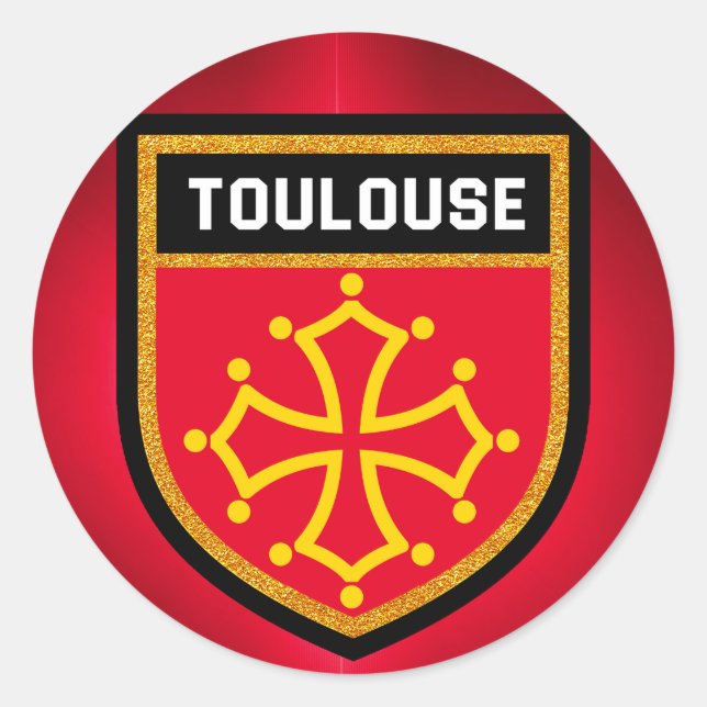Adesivo Toulouse Flag (Frente)