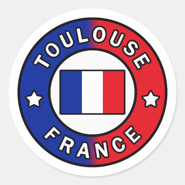 Adesivo Toulouse França (Frente)