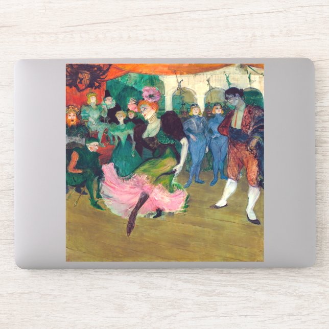 Adesivo Toulouse-Lautrec - Marcelle Lender, Dançando Boler (Computador)