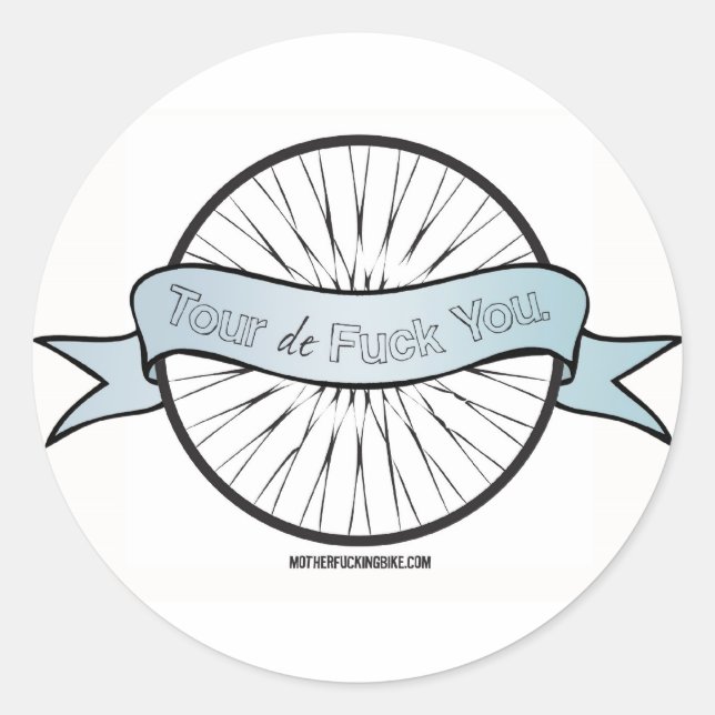 Adesivo Tour de F*ck You Sticker (Frente)