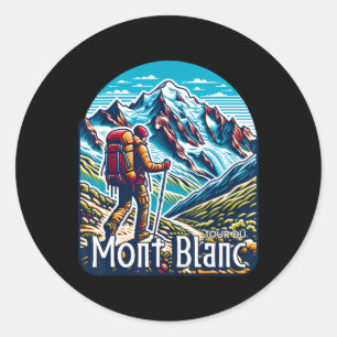 Adesivo Tour Du Mont Blanc Tmb Suíça Itália França Al