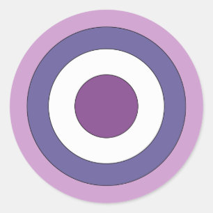 Adesivo Touro-olho roxo