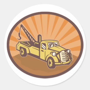 Adesivo Tow Truck Stickers