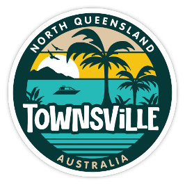 Adesivo Townsville, Queensland Austrália Sticker