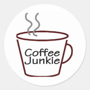 Adesivo Toxicómano do café