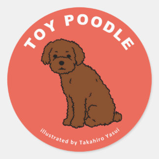 Adesivo Toy Poodle Sticker