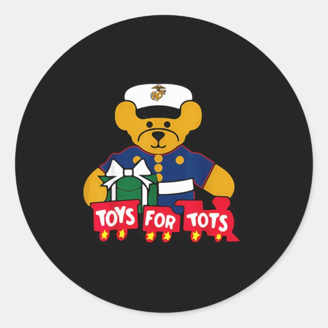 Adesivo Toys For Tots Logo Christmas  (Frente)