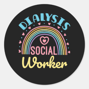 Adesivo Trabalhador social em diálise LCSW renal