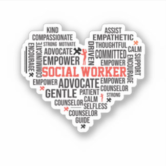 Adesivo Trabalhador Social, Graduação de Estudantes, Conse