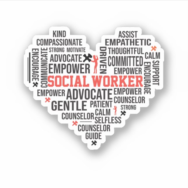 Adesivo Trabalhador Social, Graduação de Estudantes, Conse (Frente)