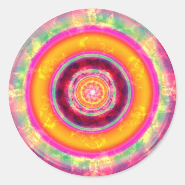 Adesivo Trabalho de arte abstrato (Frente)