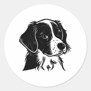 Adesivo Trabalho de arte de Clipart de Preto e Cachorro Br