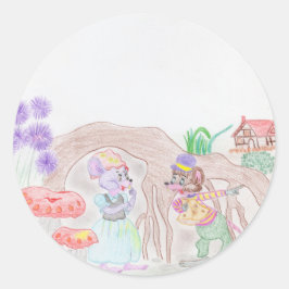 Adesivo Trabalho de arte de Crianças Personalizadas, dois 