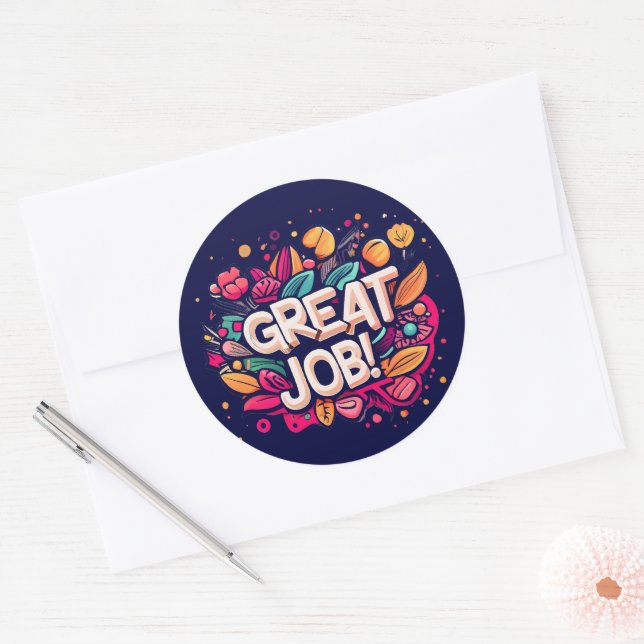 Adesivo Trabalho de excelente (Envelope)