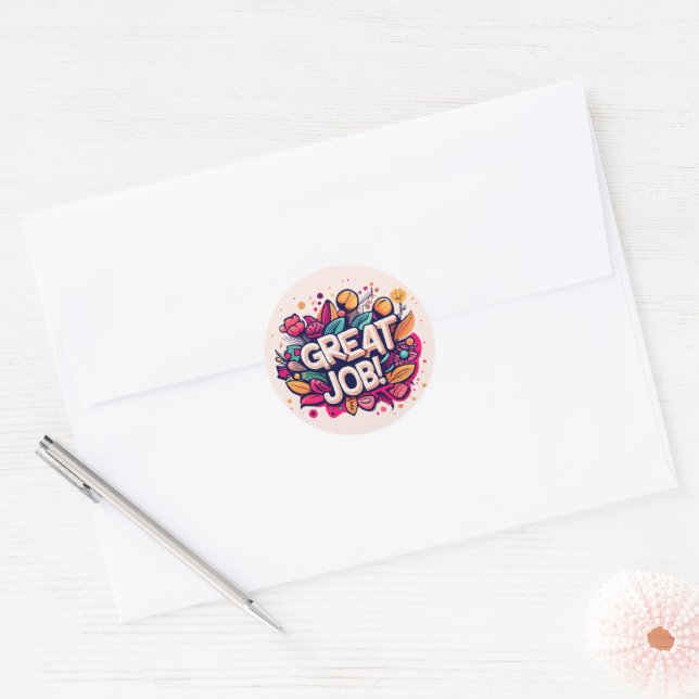 Adesivo Trabalho de excelente (Envelope)