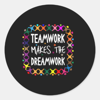 Adesivo Trabalho em equipe Torna O Dreamwork Motivational