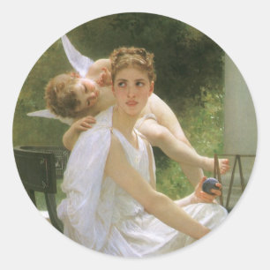 Adesivo Trabalho interrompido por Bouguereau, Angel Portra