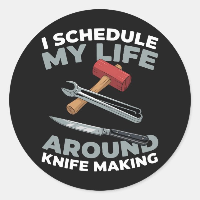 Adesivo Trabalho manual em metal (Frente)